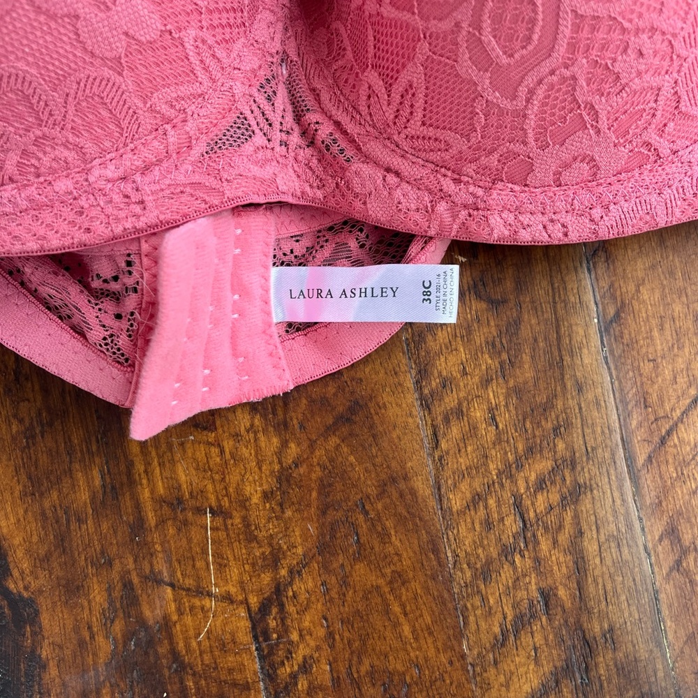 NWOT SET OF 3 - Laura Ashley Floral and Lace Women's Bras - Picture 2 of 10